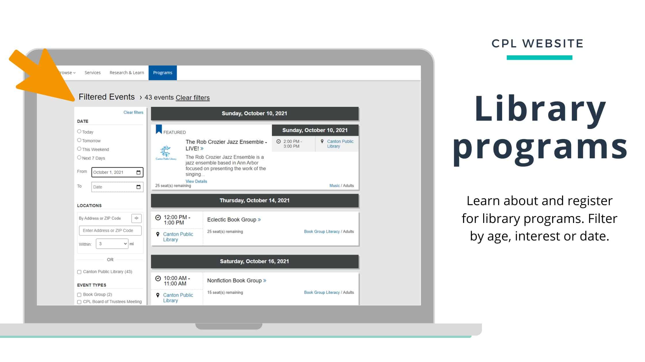 Programs side bar Programs side bar