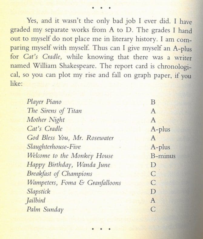 “And So It Goes” Celebrating the Life of Kurt Vonnegut Canton Public